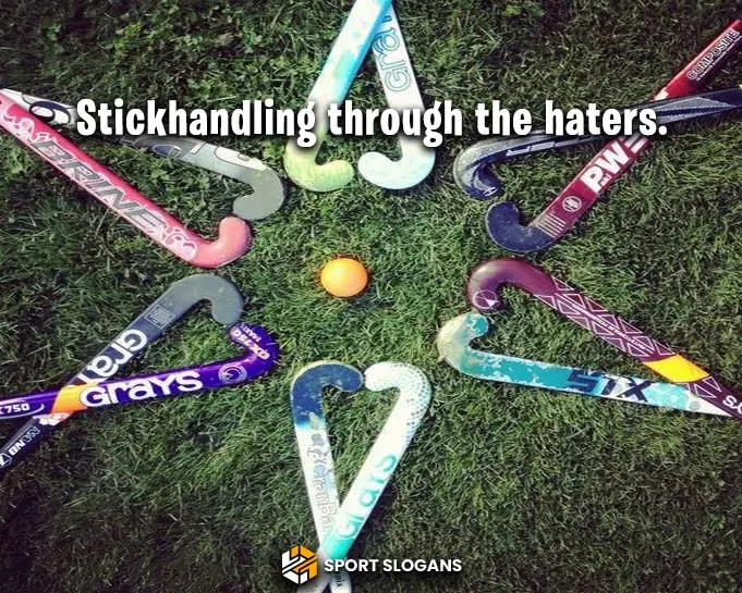 Ball Hockey Captions