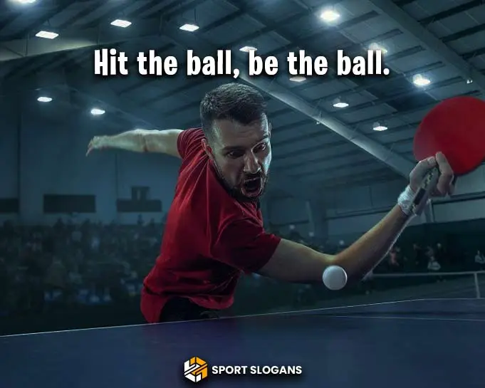Catchy Ping pong Captions