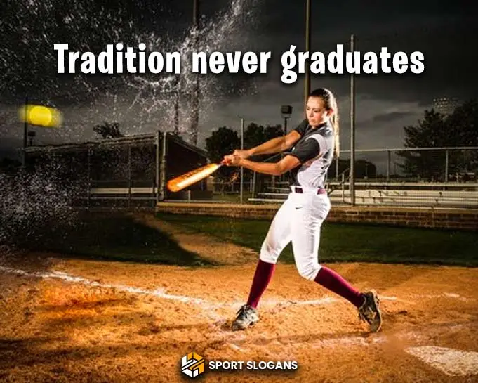 Catchy Softball Captions