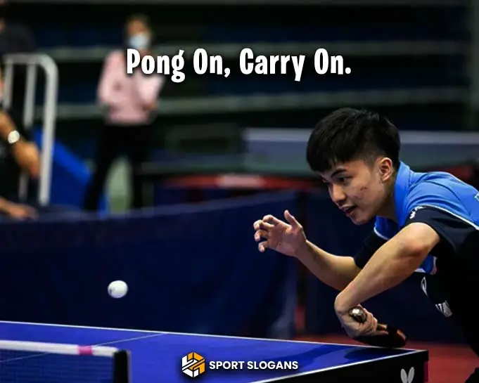 Creative Ping pong Captions