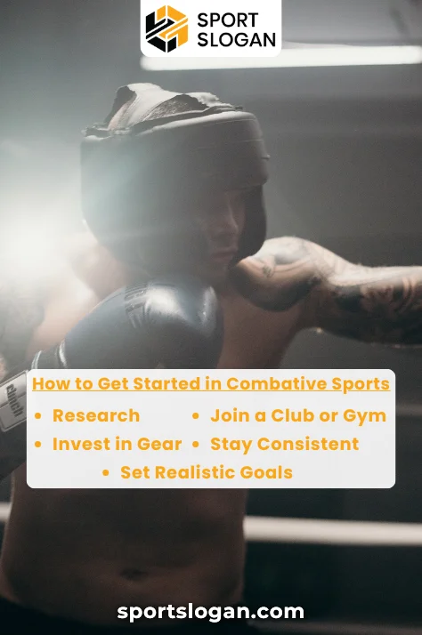 How to Get Started in Combative Sports