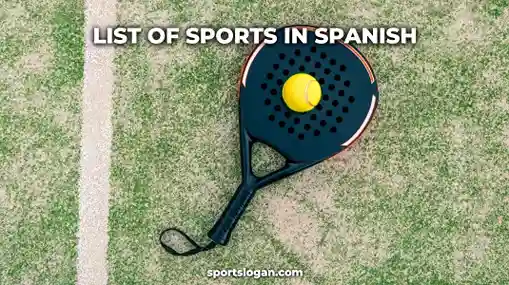 List of Sports in Spanish