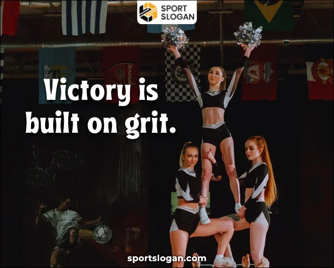 Captions About Cheerleading Challenges