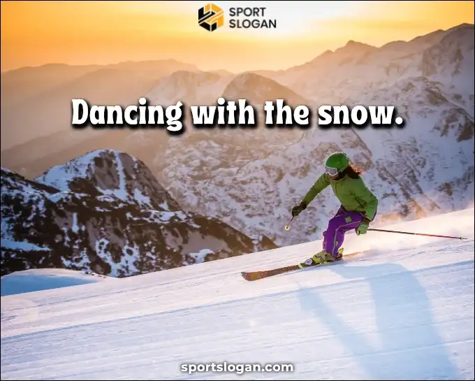 Catchy Skiing Captions