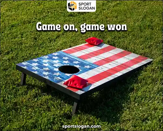 Cornhole Captions for the Win