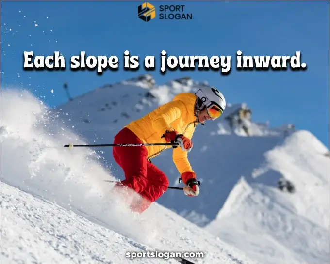 Skiing and Self-Discovery Captions