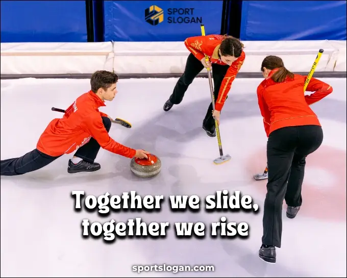 Curling Captions for Teams