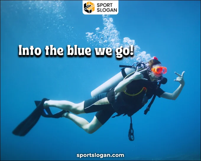 Adventure Diving Captions