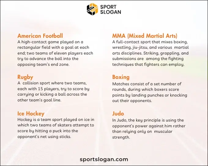 Popular Contact Sports